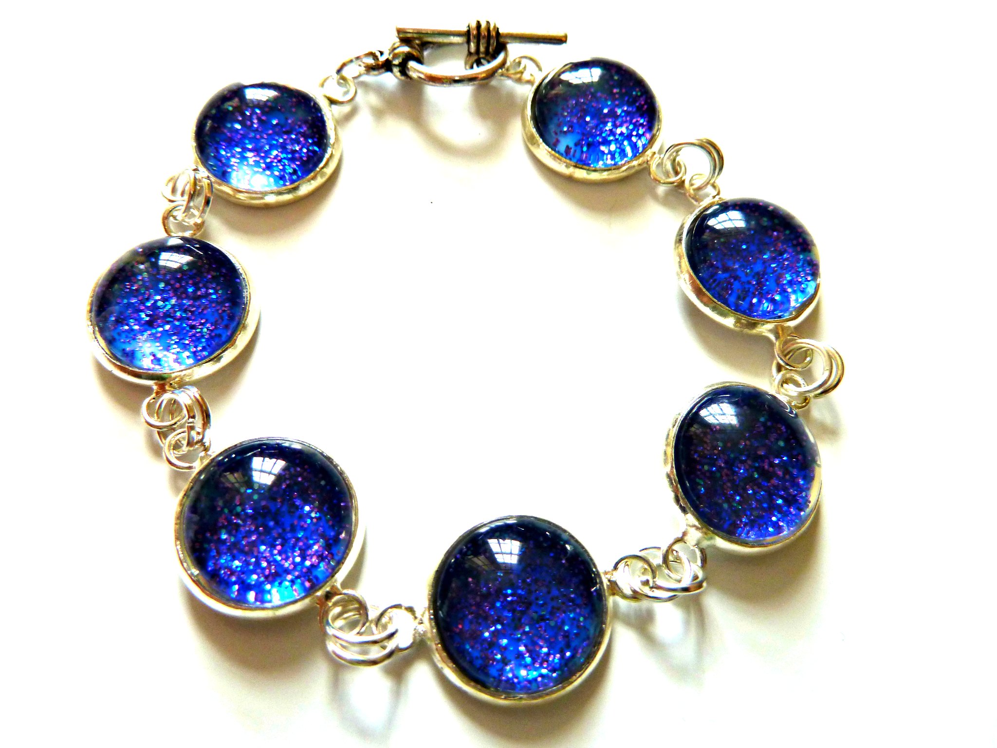 Galaxy Dark Blue Bracelet Garden Of England Jewellery Made With Glass